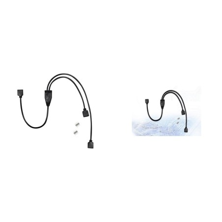 Inter-Tech Strøm-splitter 48cm Sort